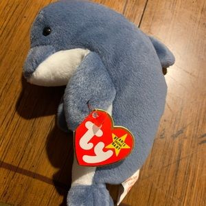 Rare beanie baby “ echo with WAVES TAGS “
